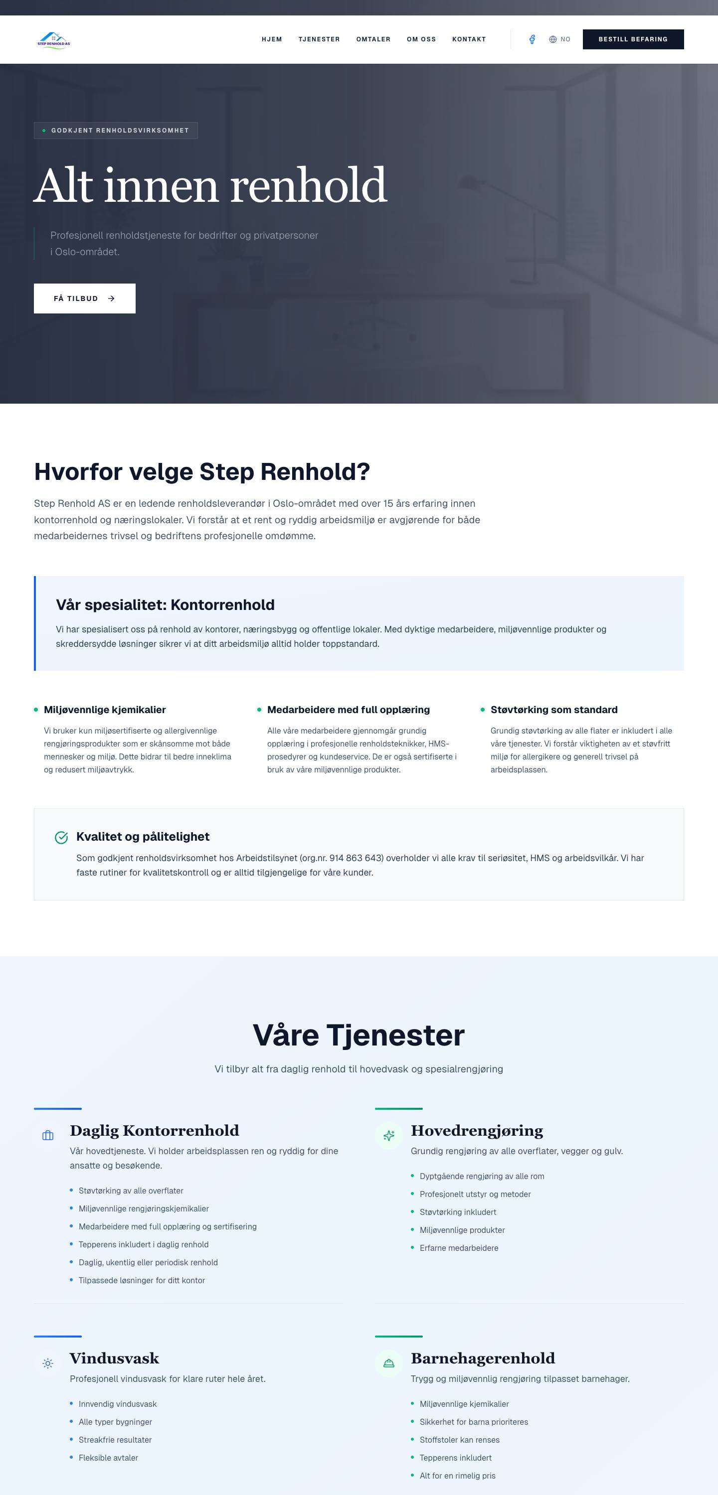 Step Renhold